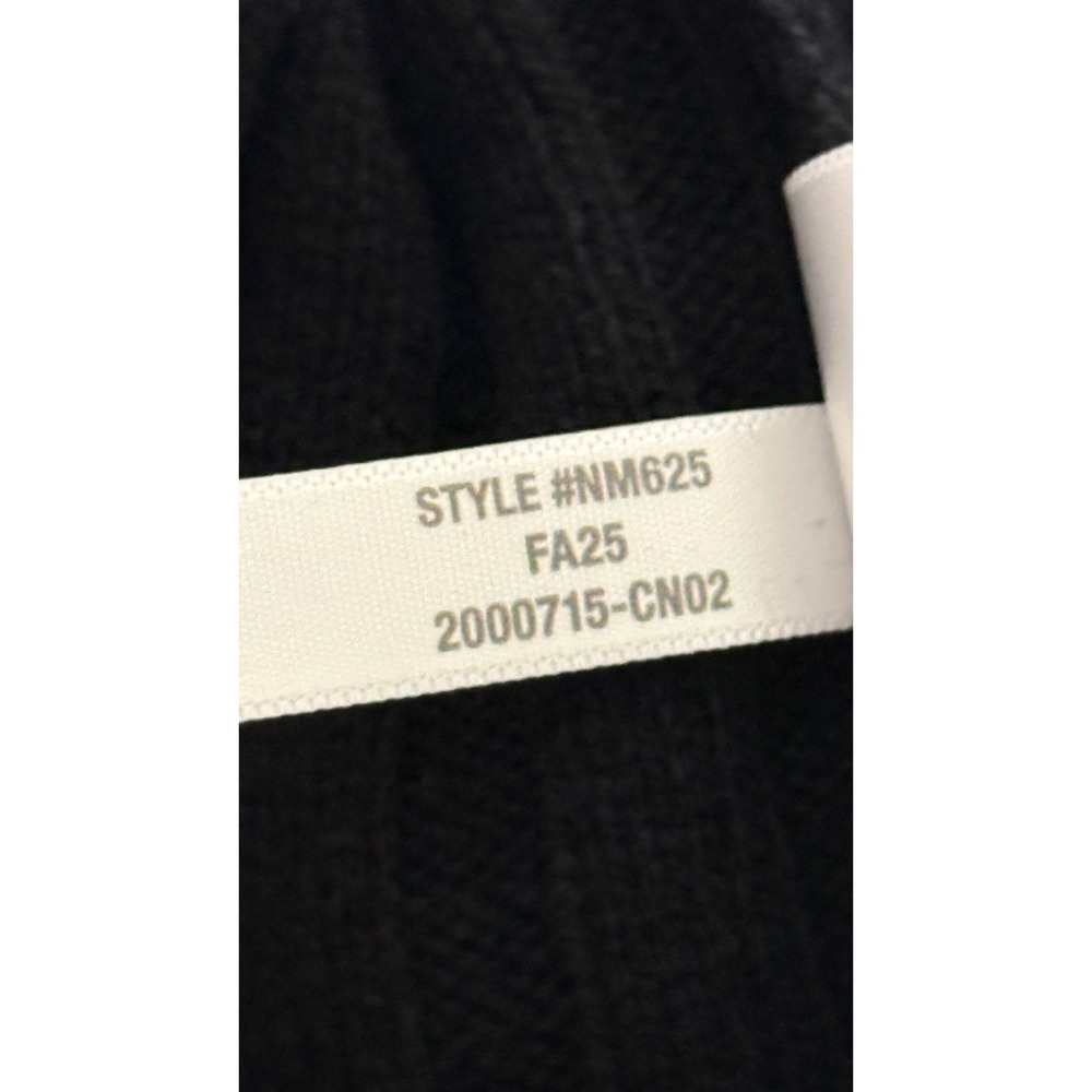 Madewell Wool Blend Ribbed Mock Neck Cropped Sweater Black XXL NM625 - Picture 6 of 6
